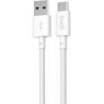 budi Кабел Budi, USB към USB-C, 5A, 1m, бял (157)