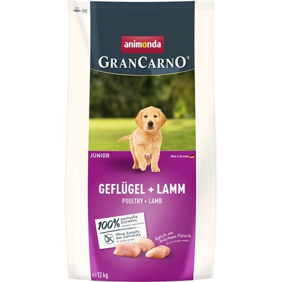 Animonda Gran Carno Junior Drůbež s jehněčím 2 x 12 kg