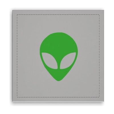 Fotoobraz 40x40 cm Alien