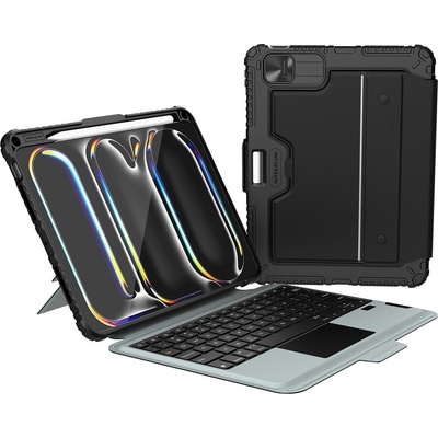 Nillkin Bumper Combo Keyboard Case Backlit Version iPad 11 2024 6902048281639 Black
