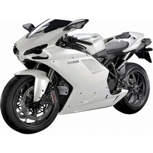 New Ray Toys Метален мотоциклет Newray - Ducati 1198, 1: 12, бял (57143 B)
