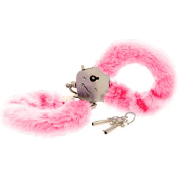 Image 1 of NMC Луксозни белезници в пух "love cuffs" цв. РОЗОВ