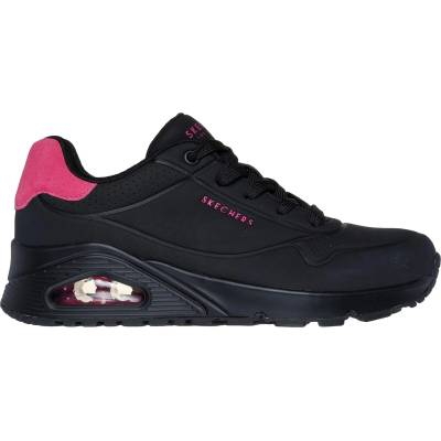 Skechers Дамски маратонки Skechers UNO Stand On Air Trainers Womens - Black/Pink