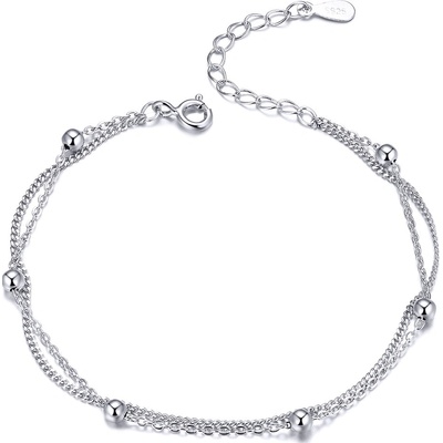 P&J Jewellery stříbrný náramek drobné kuličky UNISBR9