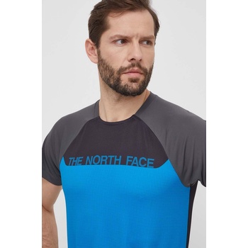 The North Face Спортна тениска The North Face Trail Jammer в синьо с десен NF0A87TYWIN1 (NF0A87TYWIN1)