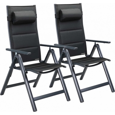 Casaria Zahradní židle Bern Premium sada 2 kusů antracit