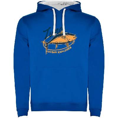 Суичър Kruskis Ocean Explorer Two-Colour hoodie - Blue (Royal Blue / White)