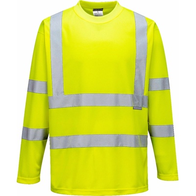 Portwest HI-VIS POLYESTER S178/ Reflexné funkčné tričko dl. rukáv HV žltá XL