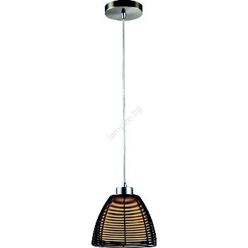 Searchlight 20032 - Пендел 1xE27/60W/230V Ø 19 см черен (SR0520)