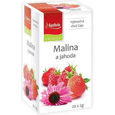 Apotheke Malina a jahoda s echinaceou čaj 20 x 2 g