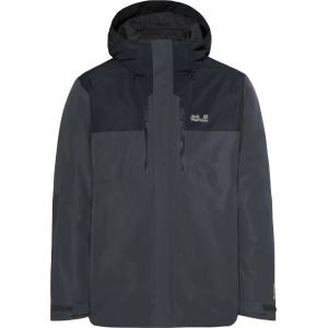 Jack Wolfskin Мъжко 3-в-1 яке Jack Wolfskin Jasper Pro 3in1 Jacket 3-in-1 jacket - Phantom (004-7735-0413)