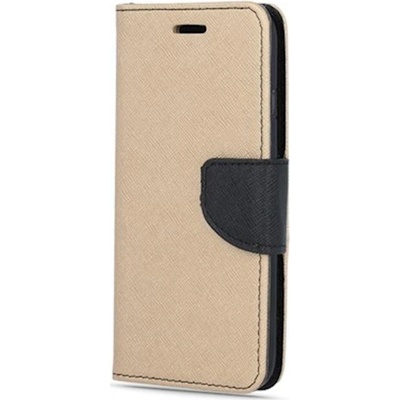 Púzdro Fancy Nokia 7.1 zlaté čierne