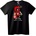 NOONEBRAND Тениска Deadpool Торба с Пари - 2XL, Black