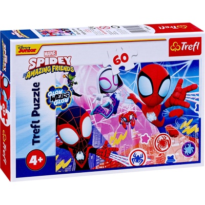 Trefl Пъзел Trefl от 60 части - Героично приключение със Спайди (17410)