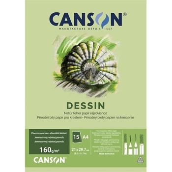 Canson Canon A4 160g, 15 листа блок хартия за рисуване C602308000 (C602308000)