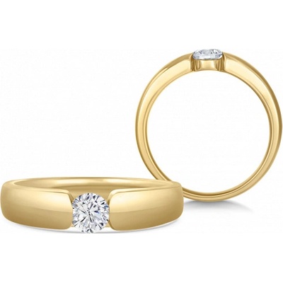 Sofia Diamonds zlatý zásnubní prsten s diamantem BDRB00136YG