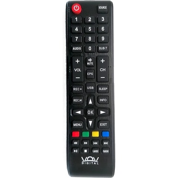 GENERAL Vov vled32-82t2, vled-5082smuhd + управление на телевизор (мини телевизор) - дистанционно управление дубликат (vov vled32-82t2, vled-5082smuhd + управление на телевизор (мини телевизор))