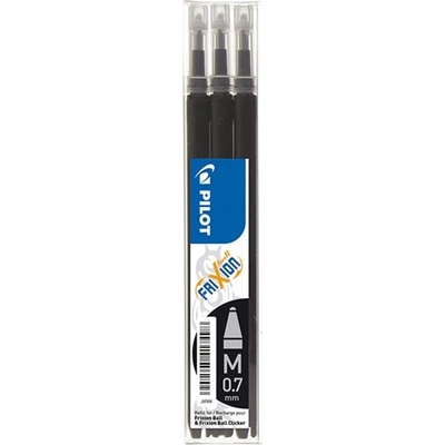 Pilot Пълнител за Pilot Frixion Clicker 0, 7 черен (3) (BLS-FR7-S3-B)