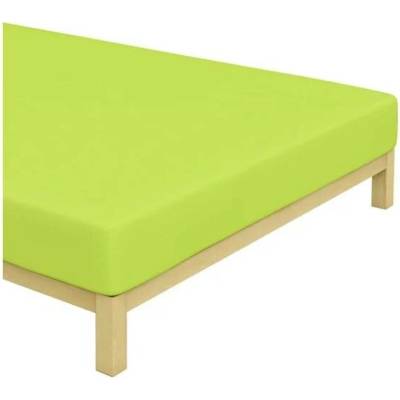 BedTex Prostěradlo jersey limetková 180x200