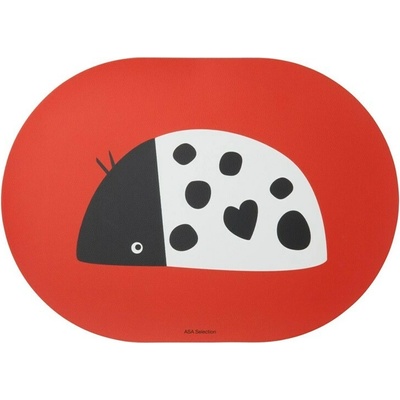 ASA Selection Prestieranie Asa BUDDIES červené s lienkou 46x33cm