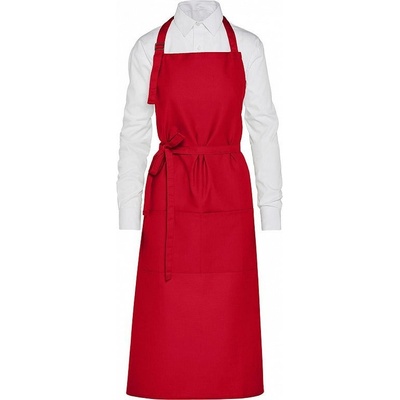 SG Accessories Bistro Ex JASSZ Bistro Dlouhá pracovní zástěra z plně recyklovaných materiálů délka 110cm Červená