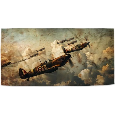 Sablio Uterák Stíhačky Spitfire v leteckej bitke 70 x 140 cm