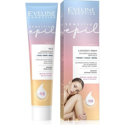 Eveline Cosmetics Sensitive Epil depilační krém na tělo pro citlivou pokožku 125 ml