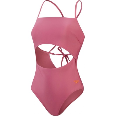 Speedo Бански костюм Speedo Women's Cut Out One Piece Swimsuits - Pink
