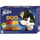 Krmivo pre mačky FELIX Fantastic DUO lahodný výber v želé 12 x 85 g