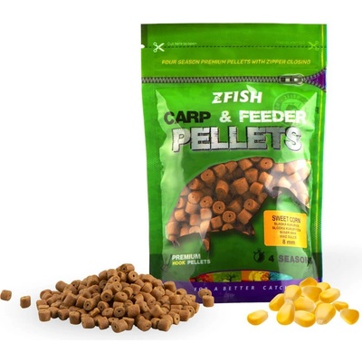 Z-Fish Chytací Pelety Carp & Feeder 200g 8mm Sweet Corn