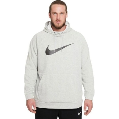 Nike DRY SWOOSH tréninková mikina šedá