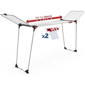 Vileda Infinity Flex Plus clothes airer, extendable, 30m XXL linen - 4023103238602 - mallbg