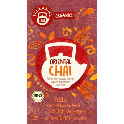 TEEKANNE ORGANICS Bio ORIENTAL CHAI bylinný čaj s korením 20 x 1,8 g