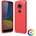 Motorola Moto E5 / G6 Play Удароустойчив Carbon Fiber Калъф и Протектор