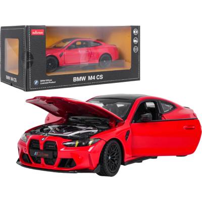 Rastar Kovový model auta BMW M4 CS červený 1 kus 1:24