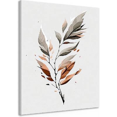 Obraz minimalistický list v pohybu - 80x120