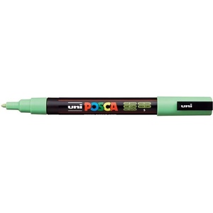 uni Декоративен маркер, 0, 9-1, 3 мм, UNI "Posca PC-3M", светлозелен 284612000 (284612000)
