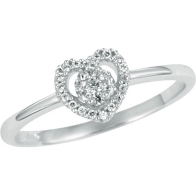 Romantický prsten s diamanty GKW45723