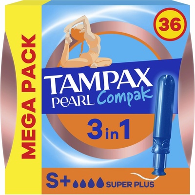 Tampax Compak Pear Super Plus s aplikátorom 36 ks