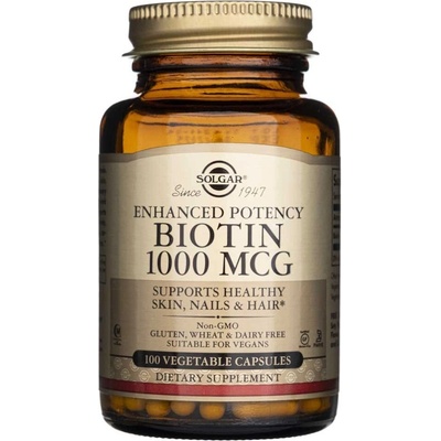 Solgar Biotin 1000 mcg 100 rastlinných kapsúl