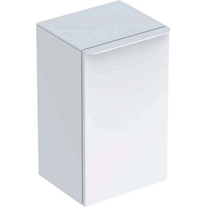 Geberit Smyle Square - Страничен шкаф, панти отдясно, лъскаво бяло 500.359. 00.1 (500.359.00.1)