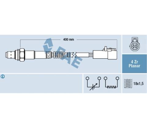 Lambda sonda FAE 77253