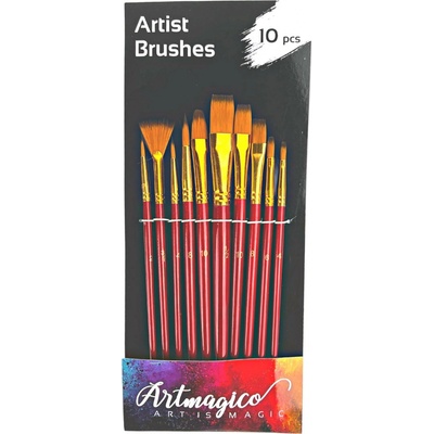 Artmagico nylonové štětce 10 kusů