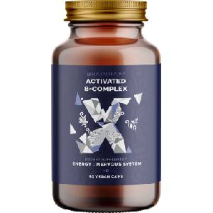 BrainMax Activated B-Complex®, Активиран B Комплекс, 90 растителни капсули