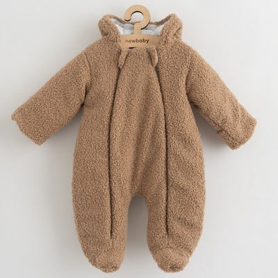 Dojčenský zimný overal bez šľapiek New Baby Teddy Winter