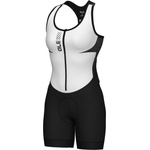 Alé Дамски потник за колоездене Alé Women's Color Block Sleeveless Unitard Cycling skinsuit - White (102-3921-0314)