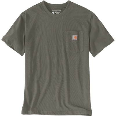 Carhartt Мъжка тениска Carhartt K87 Pocket S/S T-shirt - Dusty Olive - размер XXL (216-3876-0316)