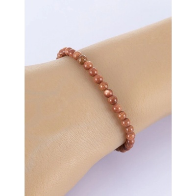 Prosperk náramek z minerálů Avanturín sluneční korálky S4282