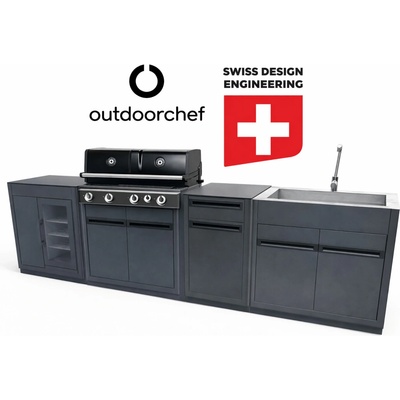 Outdoorchef SET 6 HEAT X-415 30MB GRANIT
