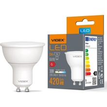 LED žárovka LED GU10 5W 420lm 3000k teplá bílá VIDEX